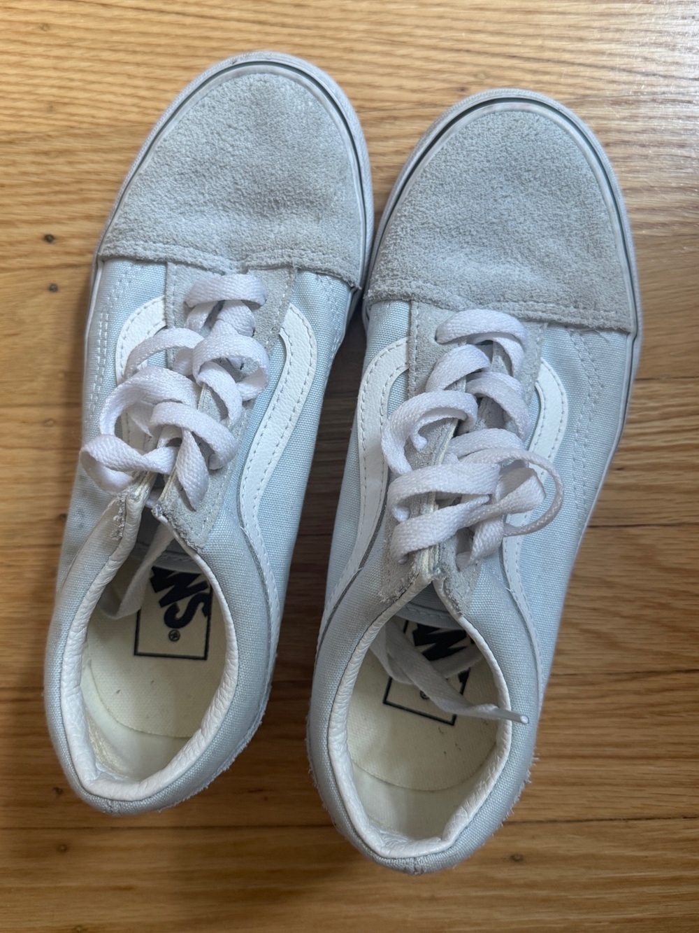 Vans Women's Low-Top Sneakers in Light light blue and grey